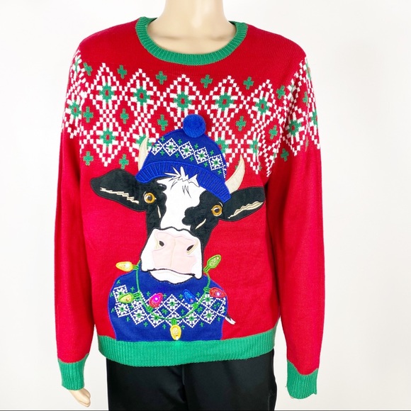 ugly sweater cow